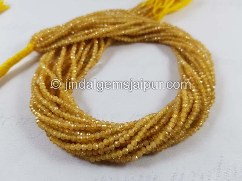 Yellow Sapphire Micro Cut Beads